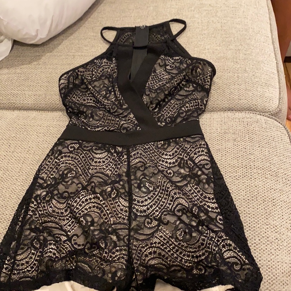 Lace romper